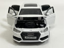 Audi A4 White LHD Light and Sound 1:32 Scale Tayumo 32140011