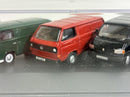 Volkswagen VW Van 5 Piece Set T1 T2 T3 T4 T5 1:76 Scale Oxford 76SET66