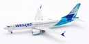 Westjet Boeing 737-8 MAX C-FEWJ With Stand 1:200 Scale Inflight200 IF738MWS1124