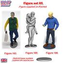 Trackside Unpainted Figures Scenery Display 3 x Figures Set 85 New 1:32 WASP
