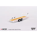 Car Hauler Trailer Type C White 1:64 Scale Mini GT MGTAC21