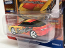 1990 Nissan 240SX Custom Golden Yellow with Bright Red 1:64 Johnny Lightning JLSF024B