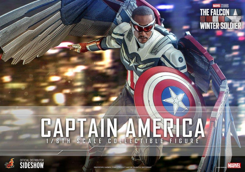 Captain America The Falcon and The Winter Solider Action Figure 1:6 Scale Hot Toys 908266
