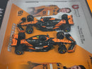 McLaren MCL38 Norris #4 and Piastri #81 2 Car Set 1:43 Scale Bburago 38109