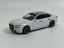 BMW I7 xDrive60 Mineral White LHD 1:64 Mini GT MGT00819L