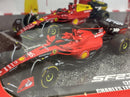 Ferrari Racing F1 4 Car Set Leclerc #16 Sainz #55 1:43 Scale Bburago 36848