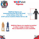 Trackside Unpainted Figures Scenery Display 2 x Cop and Robber Set 143 New 1:32 Scale Wasp