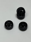 BNDS Custom Wheel Parts Wheel and Tyre Set Gloss Black 1:64 MOT Hobby BC26403BK