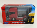 Scania V8 R730 Red 1:64 Scale Welly Transporter 68020S