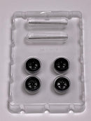BNDS Custom Wheel Parts Wheel and Tyre Set Gloss Black 1:64 MOT Hobby BC26404SBK