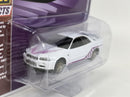 2000 Nissan Skyline GTR BNR34 JVK Toys Exclusive 1:64 Johnny Lightning JLCP7411