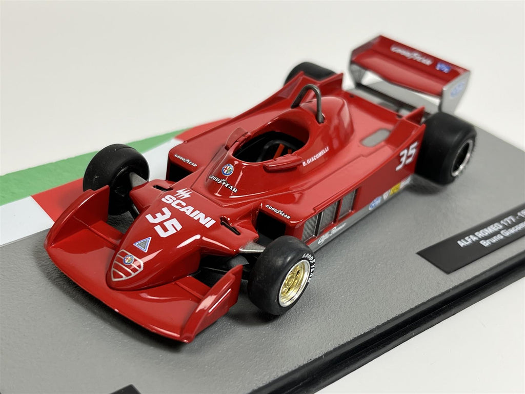 Bruno Giacomelli Alfa Romeo 177 1979 1:43 Scale F1 Collection – Mcslots