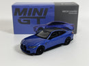 BMW M4 Competition Portimao Blue LHD 1:64 Mini GT MGT00845L