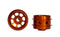 Staffs Slot Cars Classic Orange Alloy Air Rim Wheels 15.8 x 10mm x 2 Staffs 159