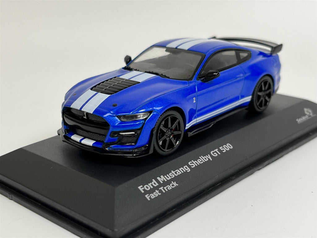 1:18 2020 Ford Mustang Shelby GT500, Fast Track, Red with White Stripes by  Solido - Town and Country Toys