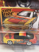 1990 Nissan 240SX Custom Golden Yellow with Bright Red 1:64 Johnny Lightning JLSF024B