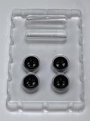 BNDS Custom Wheel Parts Wheel and Tyre Set Flat Black 1:64 MOT Hobby BC26404SFB