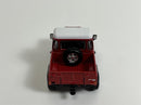 Land Rover Defender 90 Pickup Masai Red LHD 1:64 Scale Mini GT MGT00323L