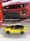 2013 Chevy Camero ZL1 Rally Yellow 1:64 Johnny Lightning JLMC030B