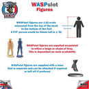 Trackside Unpainted Figures Scenery Display 3 x Hickers Set 146 New 1:32 Scale Wasp