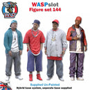 Trackside Unpainted Figures Scenery Display 4 x Young People Standing Set 144 New 1:32 Scale Wasp