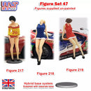 Trackside Unpainted Figures Grid Girls x 3 Scenery Set 47 1:32 Wasp