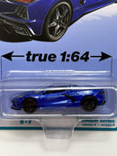 2020 Chevy Corvette Elkhart Lake Blue 1:64 Scale Autoworld AW64362B