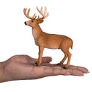 White Tailed Deer Buck Wildlife Toy Figure 12.5 cm Height Approx Mojo Fun 387038