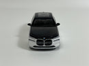 BMW i7 xDrive60 Alpine White Black Sapphire RHD 1:64 Mini GT MGT00959R