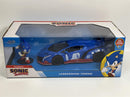 Sonic The Hedgehog Figure Lamborgini Veneno 1:24 Scale Jada 35433