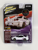 2000 Nissan Skyline GTR BNR34 JVK Toys Exclusive 1:64 Johnny Lightning JLCP7411