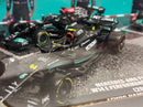 Mercedes AMG Petronas F1 4 Car Set Hamilton #44 Russell #63 1:43 Scale Bburago 38093