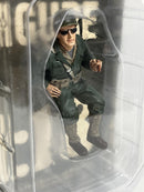 World War II USA Solider Sitting With Cigar 1:18 Scale Poly Resin Figure American Diorama 77412