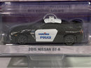 2015 nissan gt-r oceanside police 1:64 greenlight 42960d