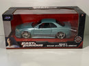 fast and furious brians nissan skyline gt-r bnr34 1:24 jada 32608