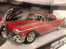 1958 cadillac series 62 freddy krueger figure nightmare elm movie 1:24 jada