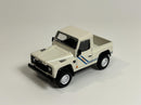Land Rover Defender 90 Pick Up White 1:64 Scale Mini GT MGT00338L