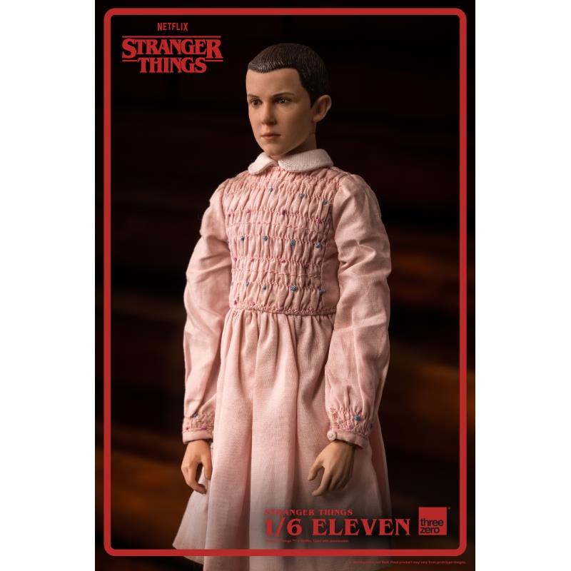stranger things eleven 1:6 collectible figure threezero tz02750