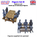 trackside figure scenery display set b new 1:32 scale wasp