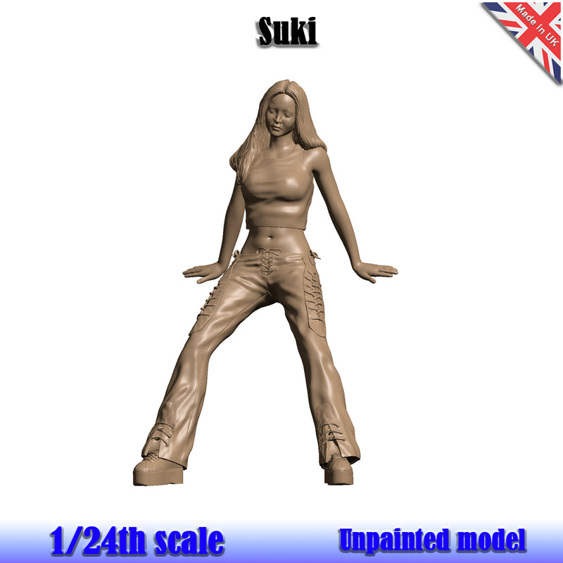 Suki Fast and Furious Unpainted Figure 1:24 Scale Wasp S 24