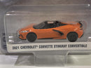 2021 chevrolet corvette stingray convertible gl muscle 1:64 greenlight 13310f