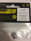 mitoos m149 mxl z19 tooth alu pulley x 1 including screw