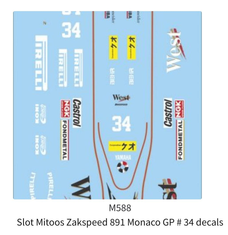 mitoos m588 zackspeed 891 monaco gp