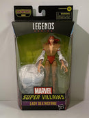 lady deathstrike marvel super villains legends series build a figure hasbro f2799