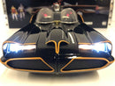 1966 batmobile with figures and working lights 1:18 scale jada 98625