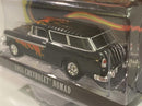 1955 chevrolet nomad 1:64 scale flame series greenlight 37200a