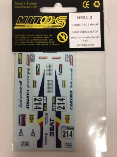 mitoos m951.3 panda race decal 1:32 scale