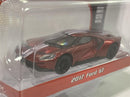 2017 ford gt red white stripe 1:64 scale greenlight 37220e