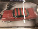 1958 cadillac series 62 freddy krueger figure nightmare elm movie 1:24 jada