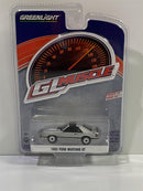 1982 ford mustang gt silver gl muscle 1:64 scale greenlight 13310d